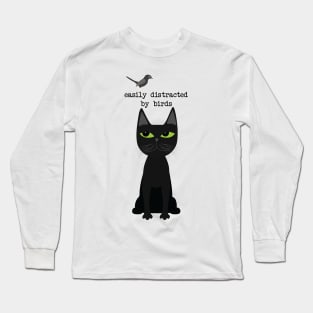 Easily Distracted By Birds Long Sleeve T-Shirt